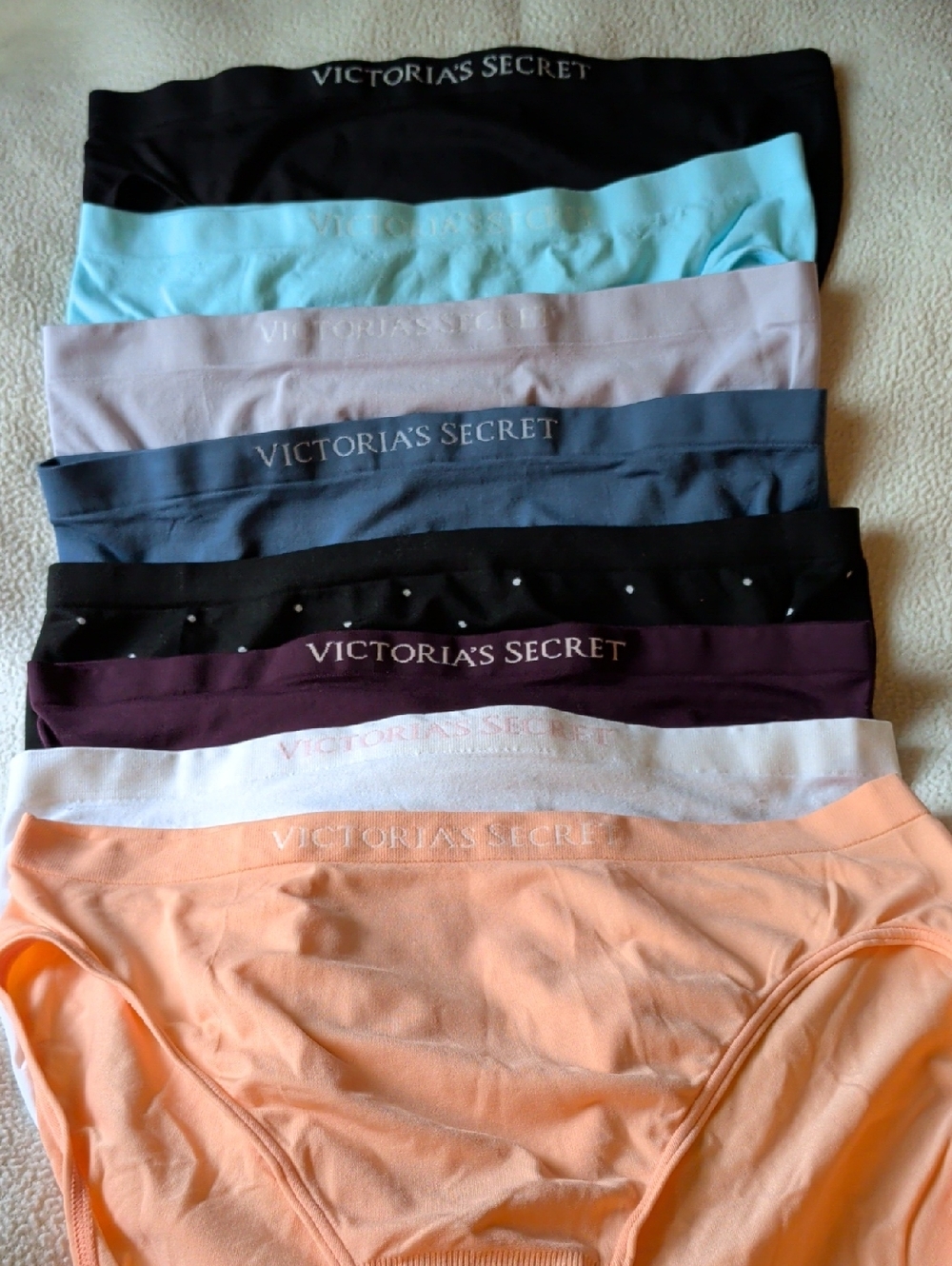 Victoria's Secret Women's Seamless Cotton High Thigh Brief - Assorted Colors